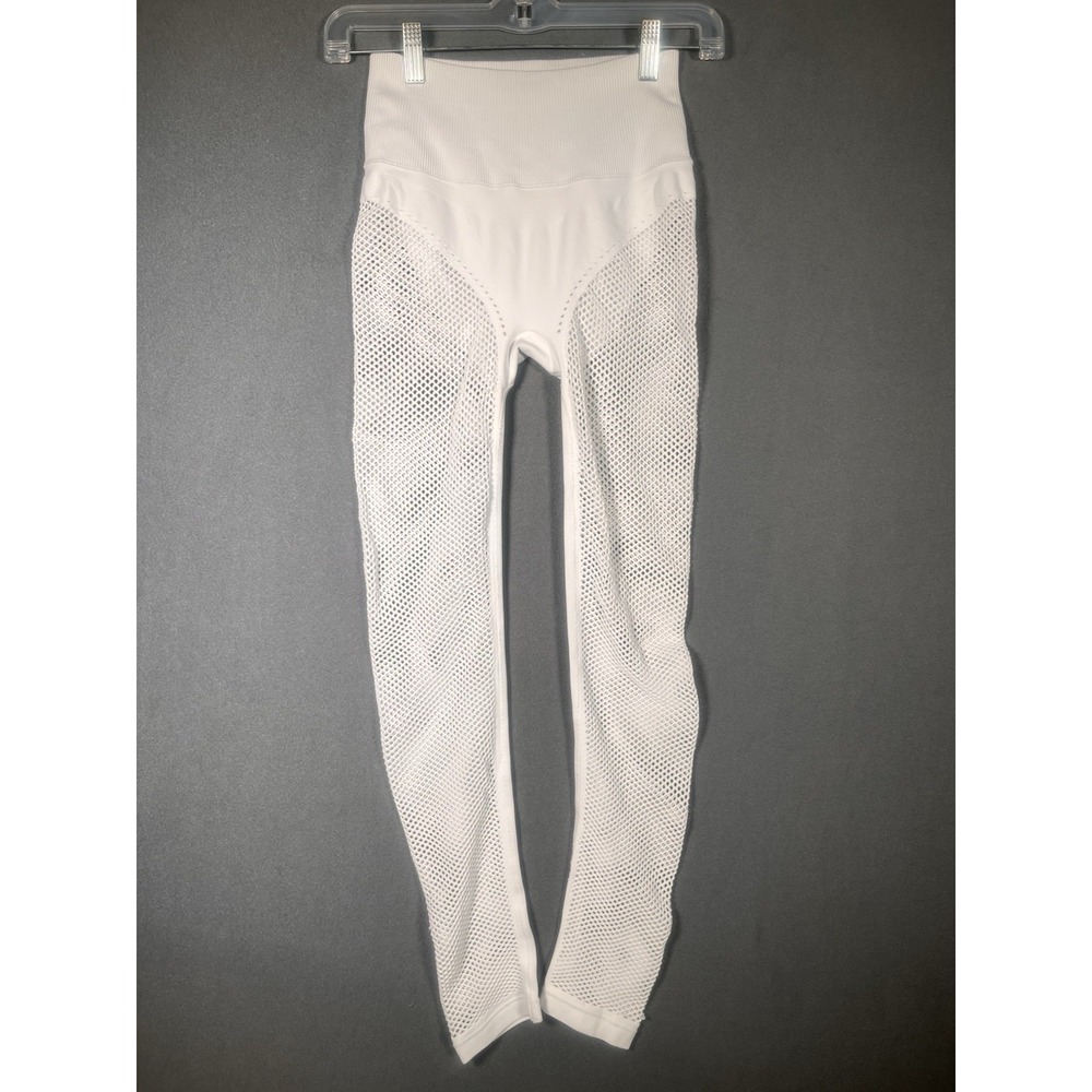 Alo Seamless High-Waist 7/8 Limitless Open Air Legging White XS/S See Measuremen